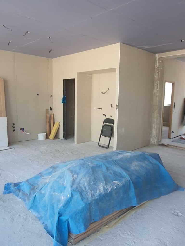 AMENAGEMENT INTERIEUR D'UN APPATEMENT PLACO ISOLATION AMELIORATION THERMIQUE RUE DE SIAM BREST (16)