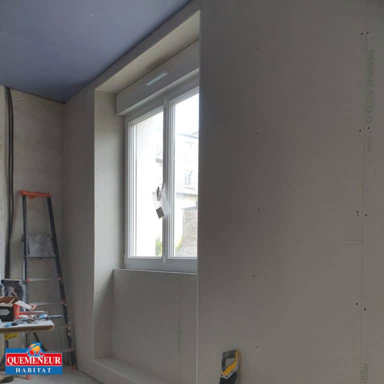 AMENAGEMENT INTERIEUR D'UN APPATEMENT PLACO ISOLATION AMELIORATION THERMIQUE RUE DE SIAM BREST (5)