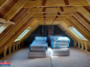 Amenagements de combles avec chambre et salle de bain a PLABENNEC 2 - Aménagement de combles