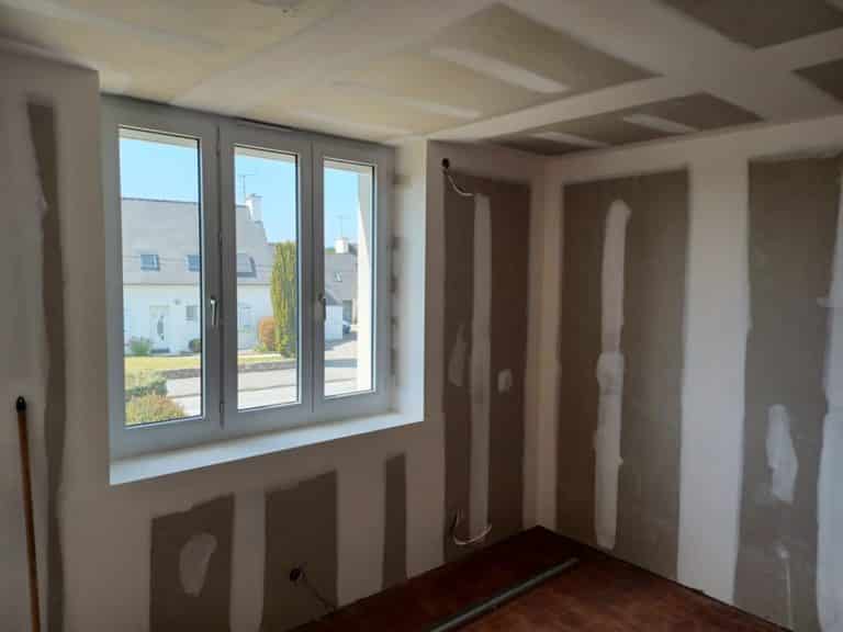 ISOLATION PLACO AMENAGEMENT DE COMBLES MILIZAC (14)