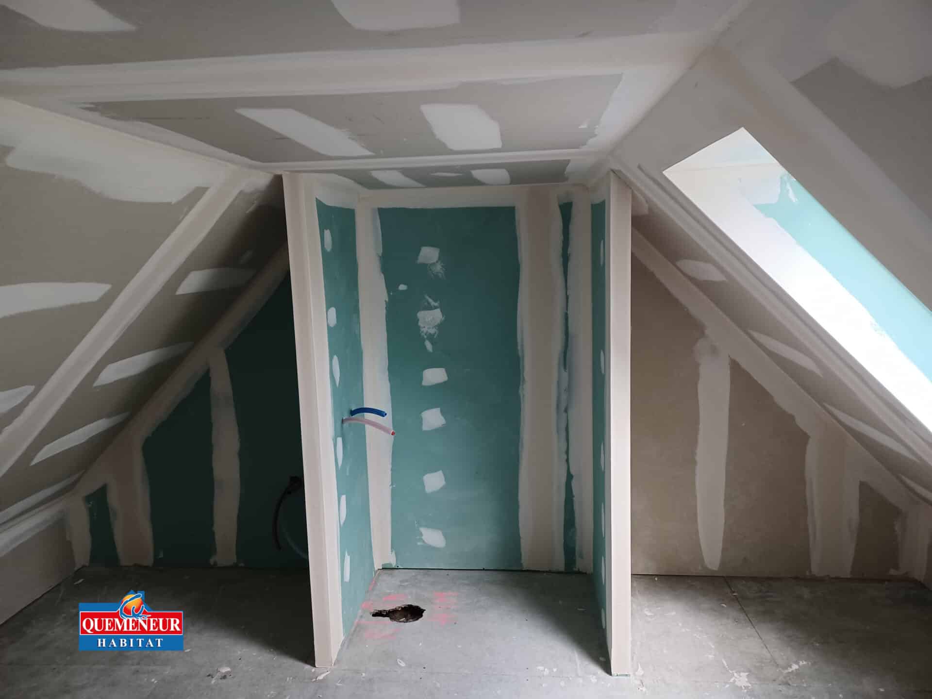 AMENAGEMENT DE COMBLES ET SALLE DE BAIN MILZAC