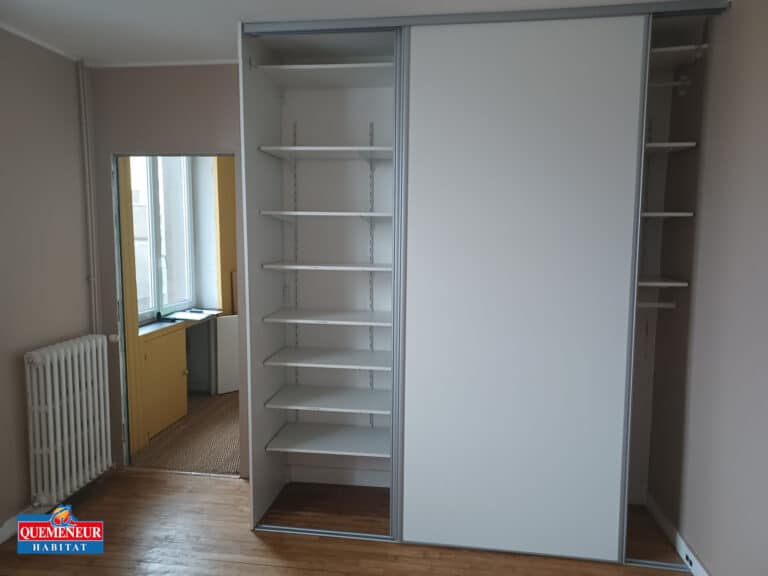 REAMENAGEMENT INTERIEUR D'UN APPARTEMENT AVEC MENUISERIE INTERIEURE PLACO ET PEINTURE A BREST